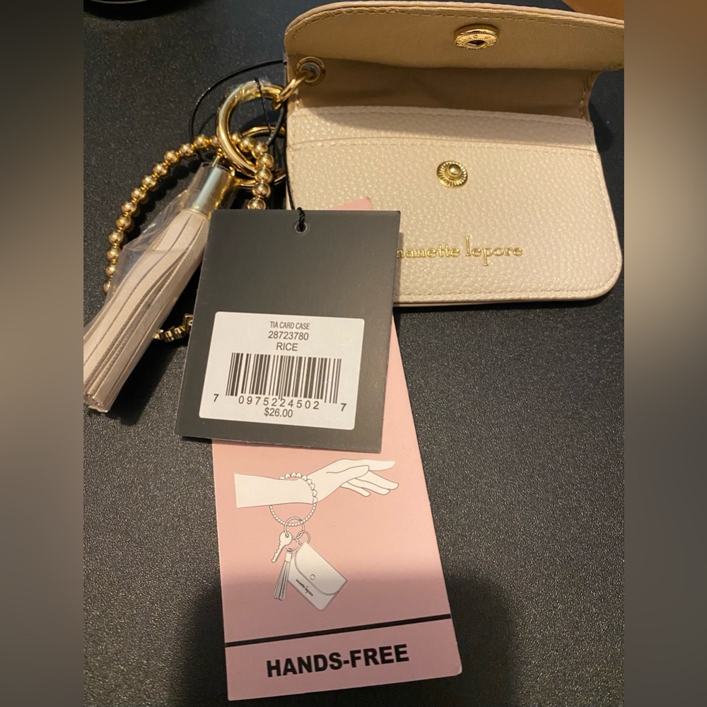NWT-Pebble Grain Keyring Cardcase - Picture 7 of 8